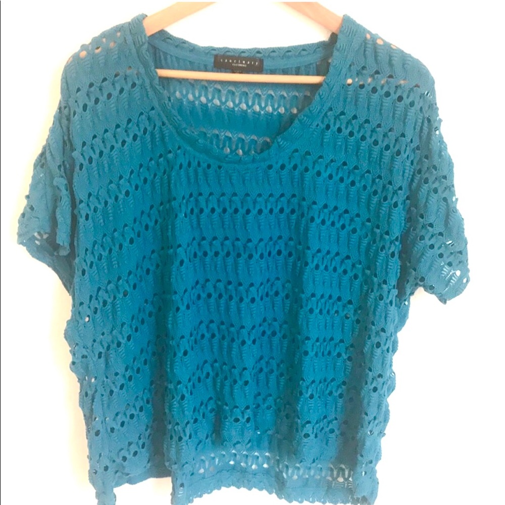 Anthro | Sanctuary crochet boxy top